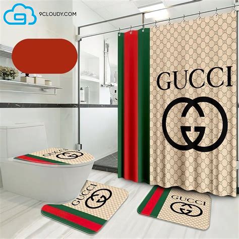 gucci shower curtain set.